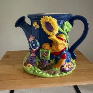 Disney FTD Winnie the Pooh Floral Watering Can Piglet Eeyore Spring Decor Easter